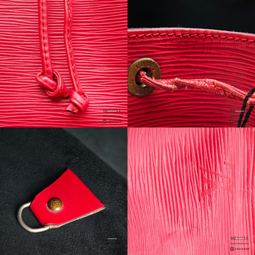 Louis Vuitton Epi Petit Noe Castilian Red Shoulder Bag M44107 【ImportFeeFREE】