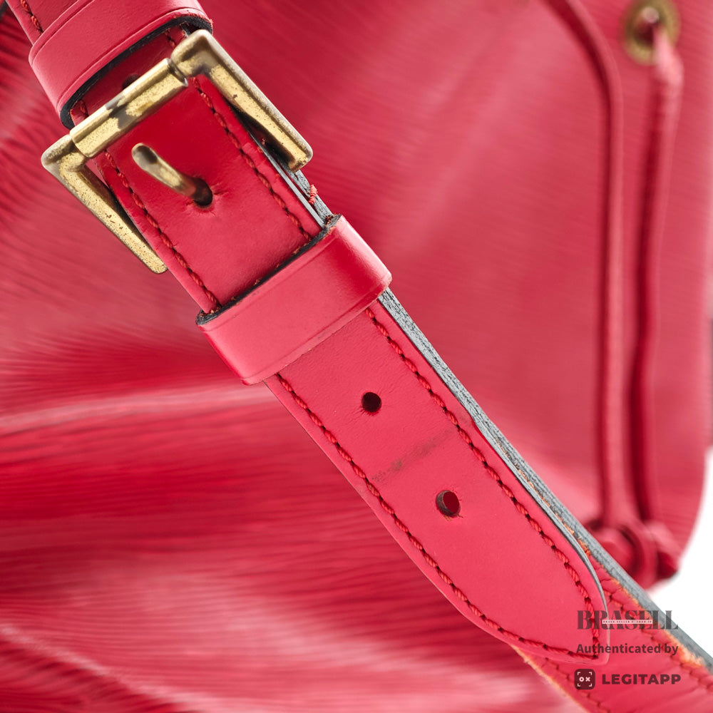 Louis Vuitton Epi Petit Noe Castilian Red Shoulder Bag M44107 【ImportFeeFREE】