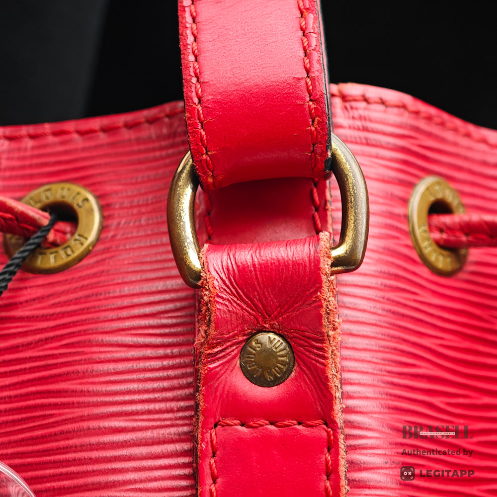 Louis Vuitton Epi Petit Noe Castilian Red Shoulder Bag M44107 【ImportFeeFREE】