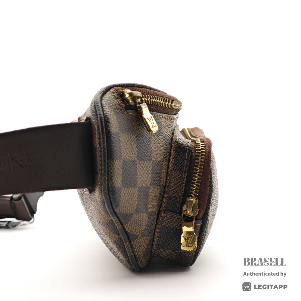 LOUIS VUITTON Bumbag Melville Damier Ebene Waist Bag N51172 【ImportFeeFREE】