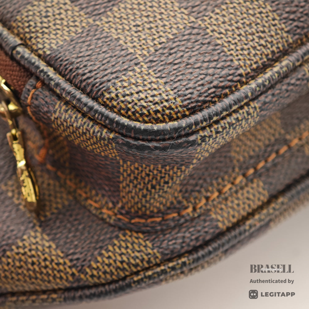 LOUIS VUITTON Bumbag Melville Damier Ebene Waist Bag N51172 【ImportFeeFREE】