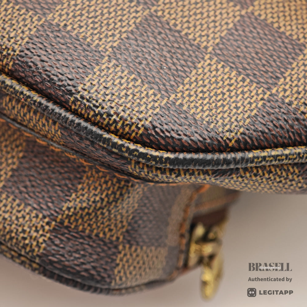LOUIS VUITTON Bumbag Melville Damier Ebene Waist Bag N51172 【ImportFeeFREE】