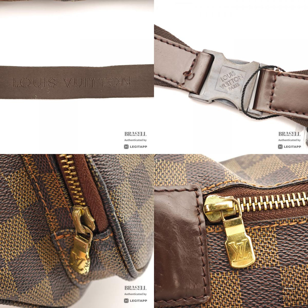 LOUIS VUITTON Bumbag Melville Damier Ebene Waist Bag N51172 【ImportFeeFREE】