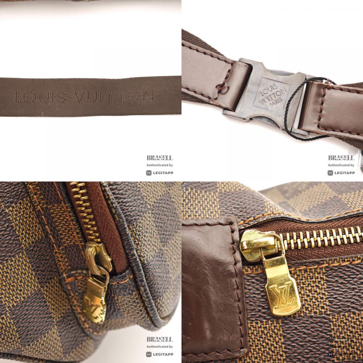 LOUIS VUITTON Bumbag Melville Damier Ebene Waist Bag N51172 【ImportFeeFREE】