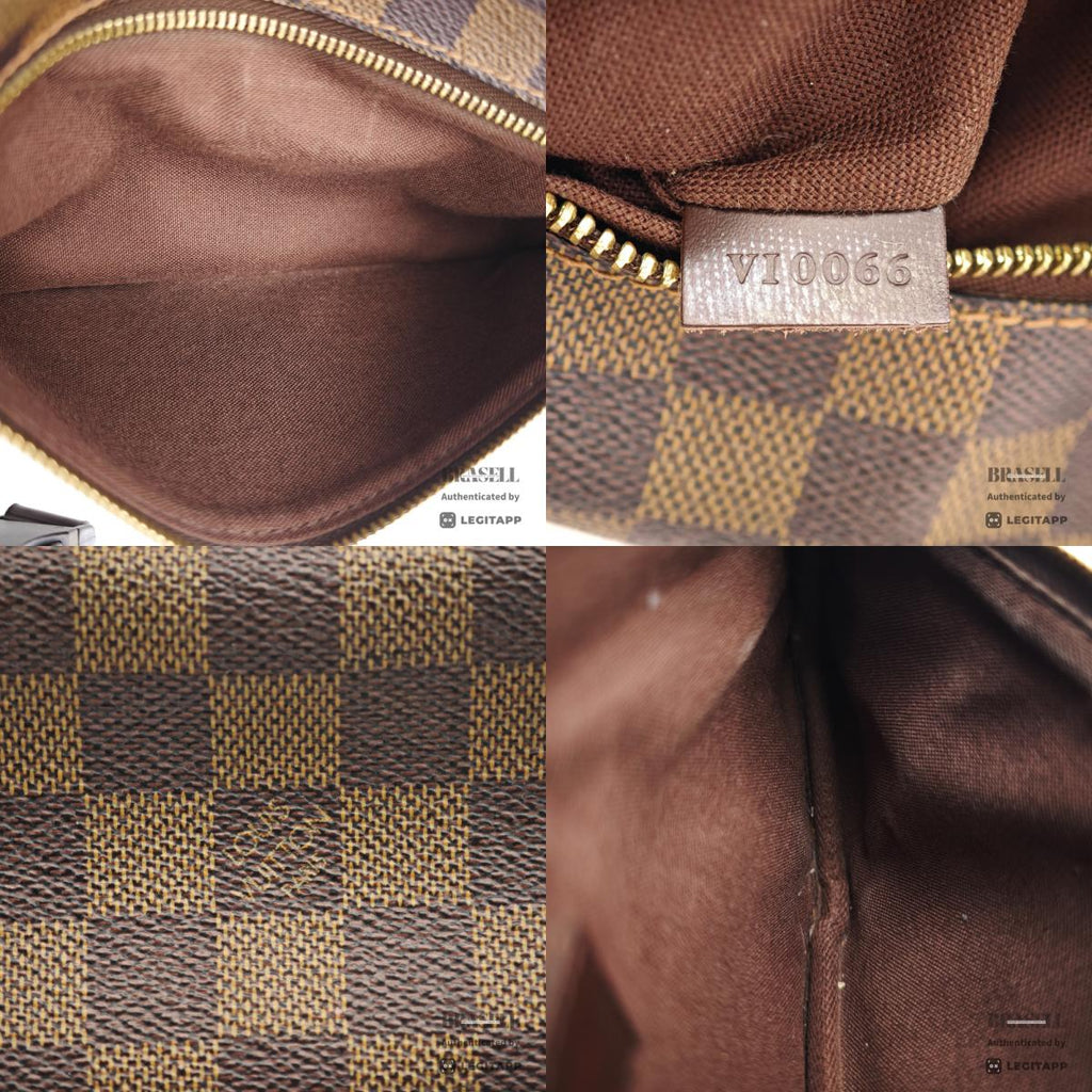 LOUIS VUITTON Bumbag Melville Damier Ebene Waist Bag N51172 【ImportFeeFREE】