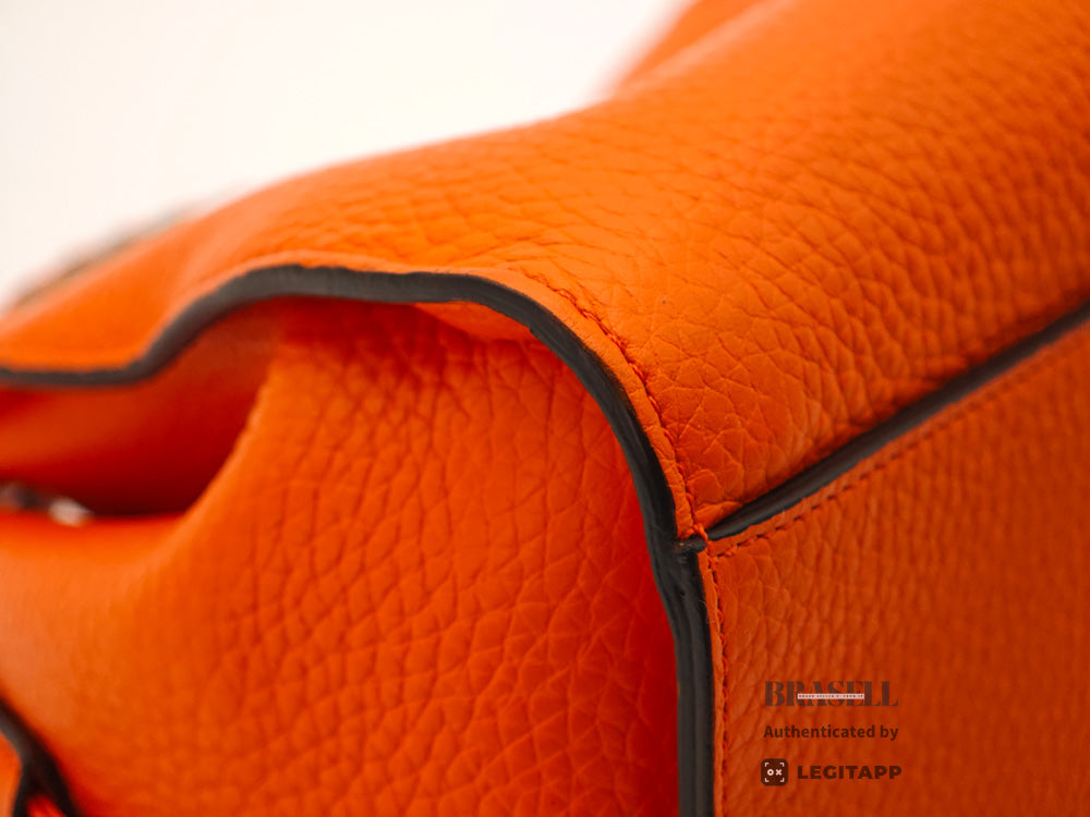 MULBERRY Small Iris Women's Shoulder Bag Orange Leather【ImportFeeFREE】