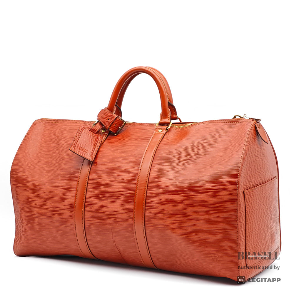Louis Vuitton Epi Keepall 55 Boston Bag【ImportFREE】