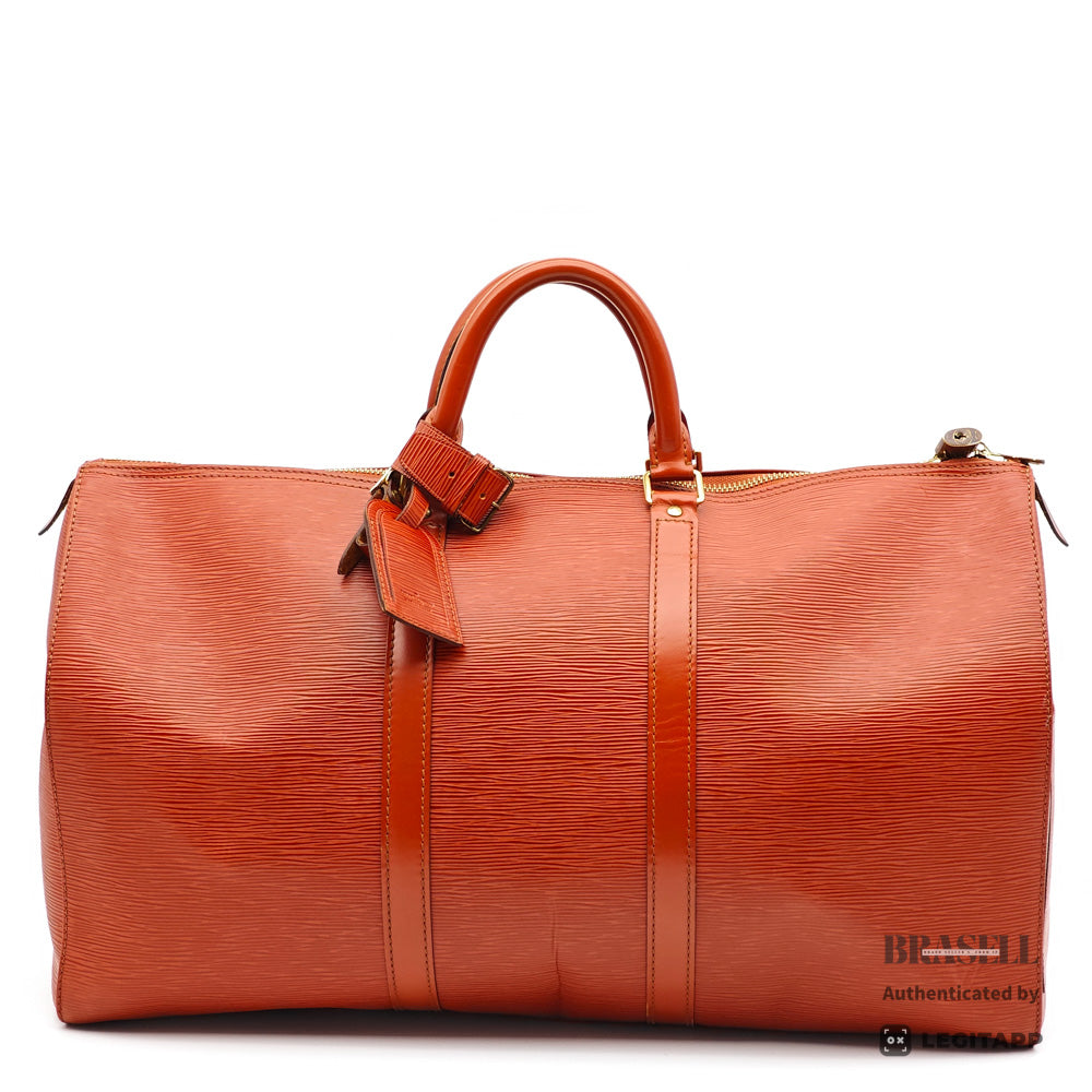 Louis Vuitton Epi Keepall 55 Boston Bag【ImportFREE】