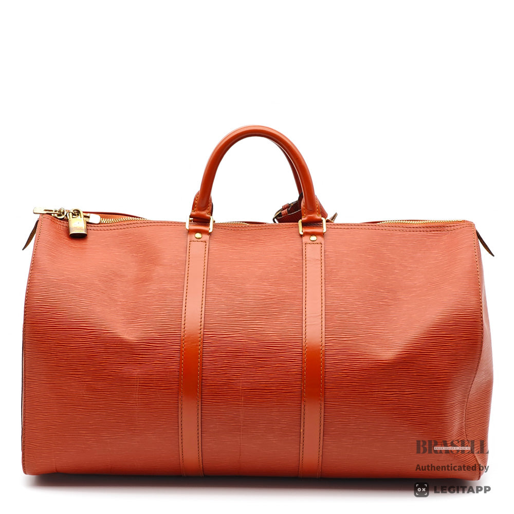 Louis Vuitton Epi Keepall 55 Boston Bag【ImportFREE】