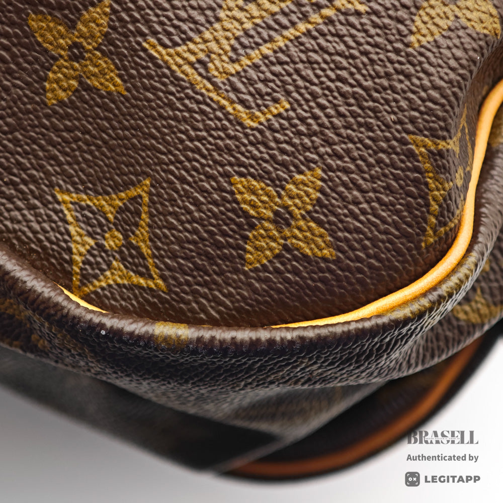 LOUIS VUITTON Monogram Canvas Brown Shoulder Bag M42254 【ImportFeeFREE】