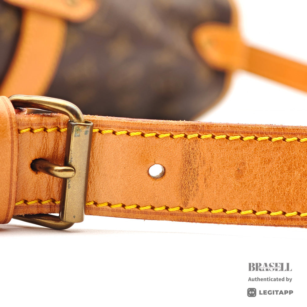 LOUIS VUITTON Monogram Canvas Brown Shoulder Bag M42254 【ImportFeeFREE】