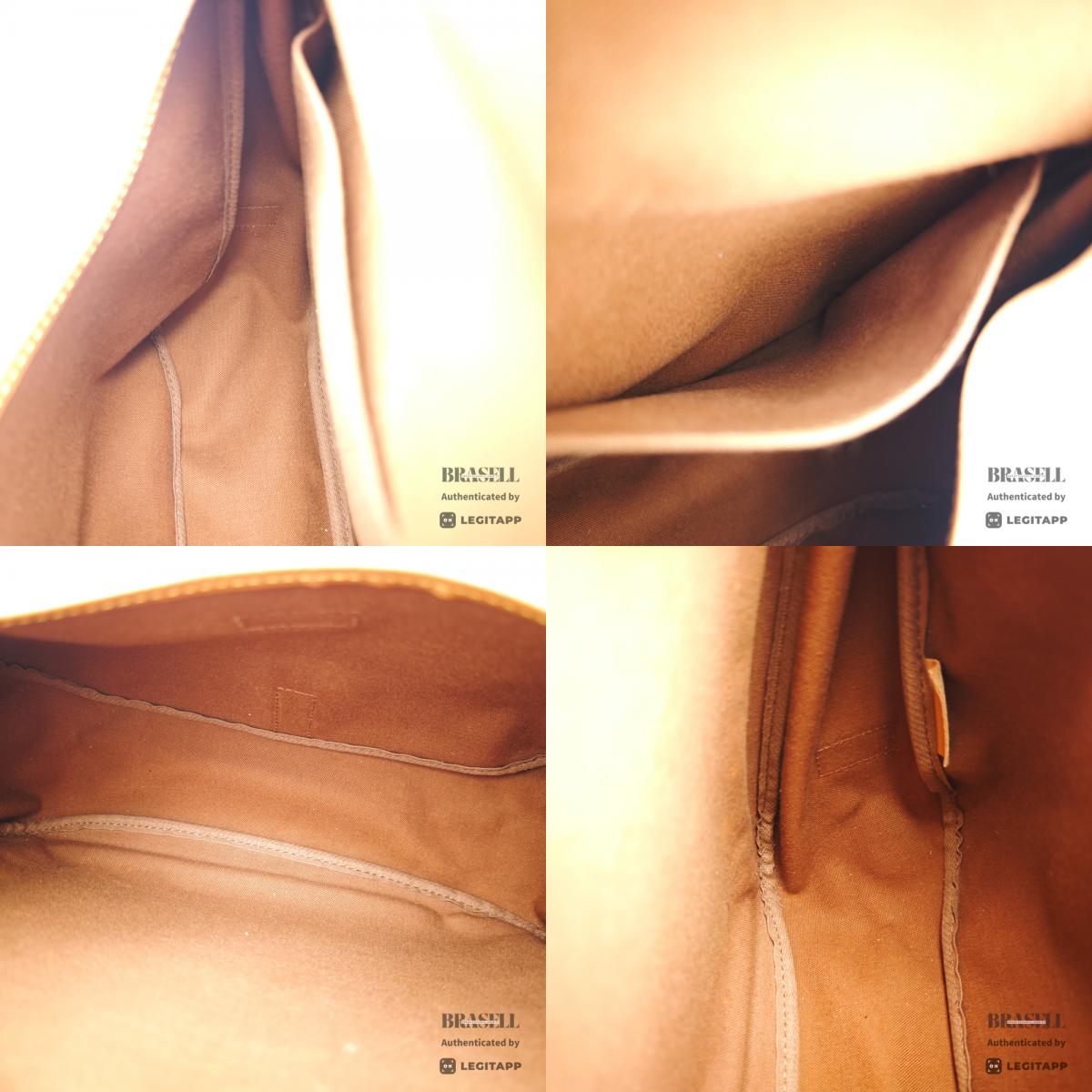 LOUIS VUITTON Monogram Canvas Brown Shoulder Bag M42254 【ImportFeeFREE】