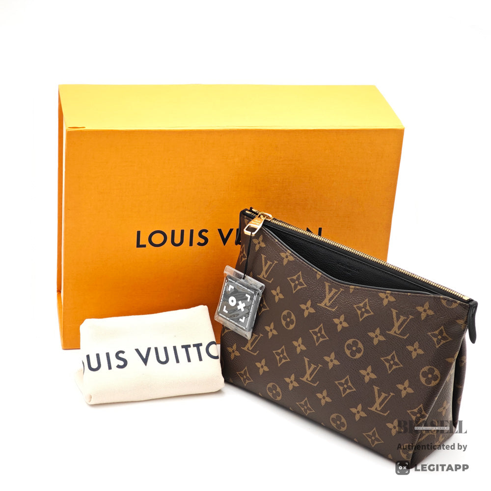 LOUIS VUITTON Pallas Beauty Case Monogram Clutch Bag M64124 【ImportFeeFREE】