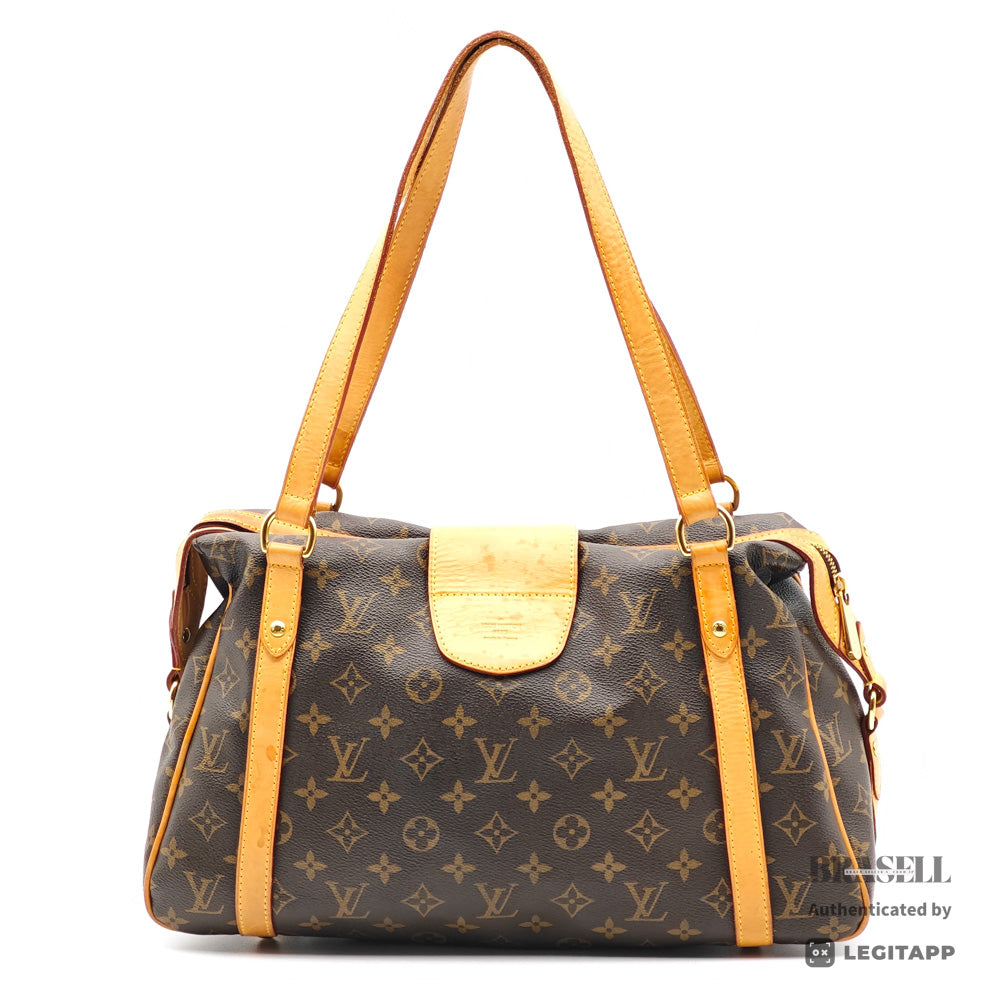 LOUIS VUITTON Stresa PM Monogram Canvas Brown Tote Bag M51186 【ImportFeeFREE】