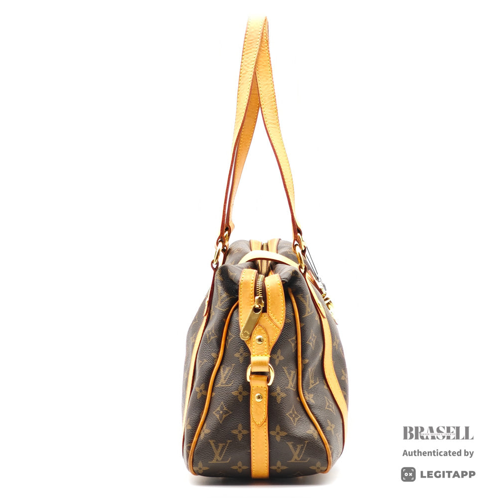 LOUIS VUITTON Stresa PM Monogram Canvas Brown Tote Bag M51186 【ImportFeeFREE】