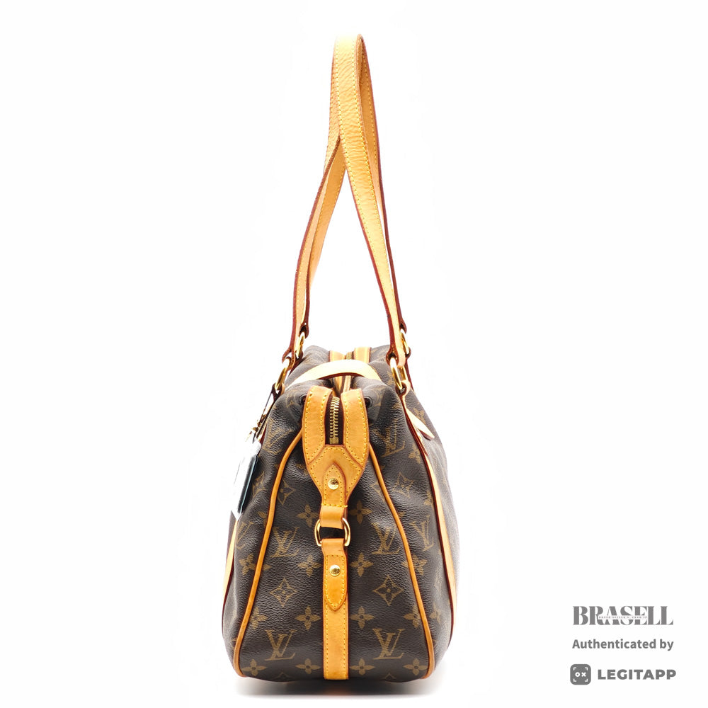 LOUIS VUITTON Stresa PM Monogram Canvas Brown Tote Bag M51186 【ImportFeeFREE】