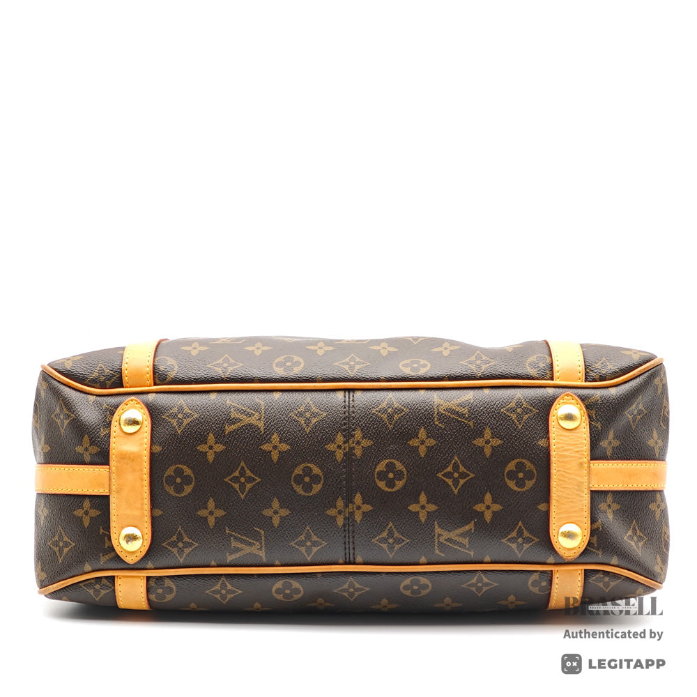 LOUIS VUITTON Stresa PM Monogram Canvas Brown Tote Bag M51186 【ImportFeeFREE】