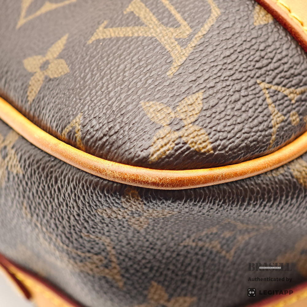 LOUIS VUITTON Stresa PM Monogram Canvas Brown Tote Bag M51186 【ImportFeeFREE】
