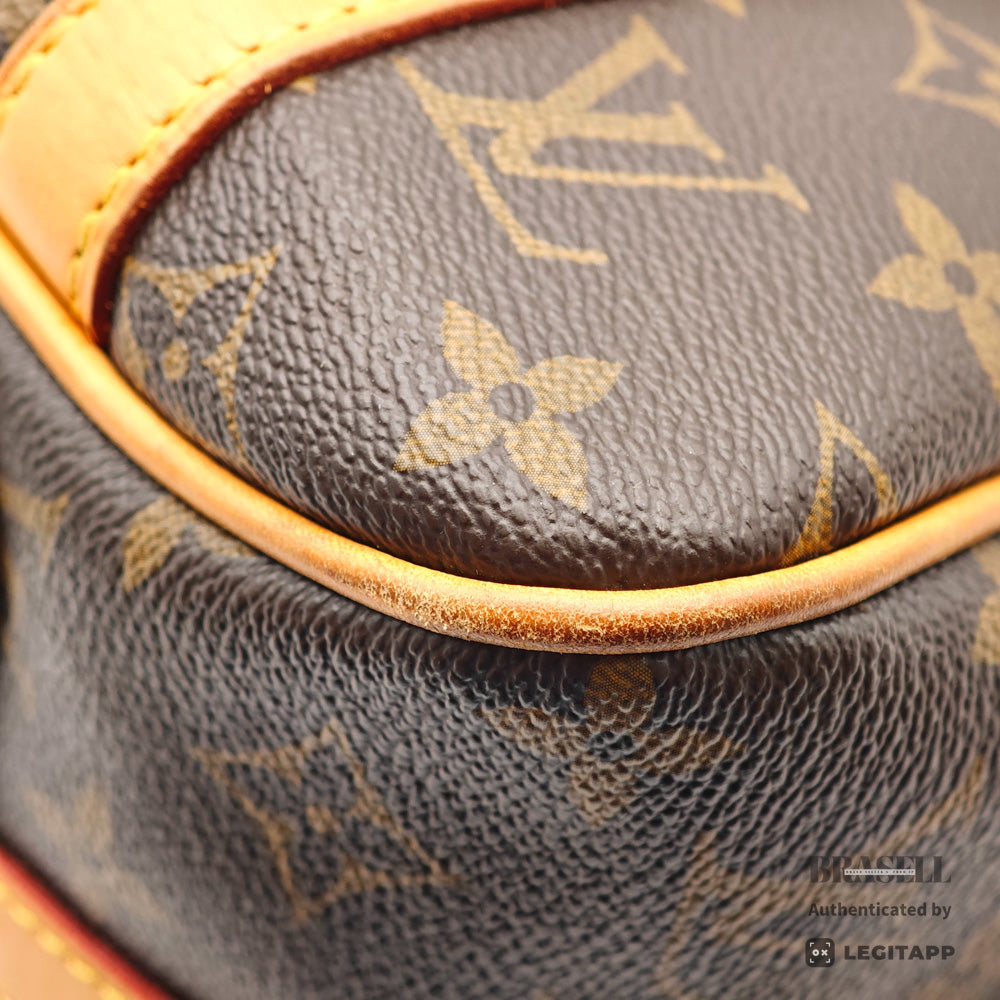 LOUIS VUITTON Stresa PM Monogram Canvas Brown Tote Bag M51186 【ImportFeeFREE】