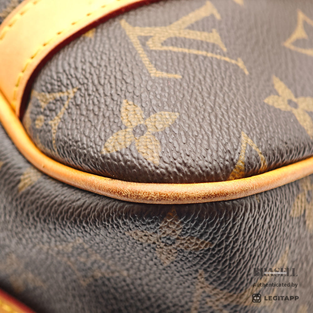 LOUIS VUITTON Stresa PM Monogram Canvas Brown Tote Bag M51186 【ImportFeeFREE】