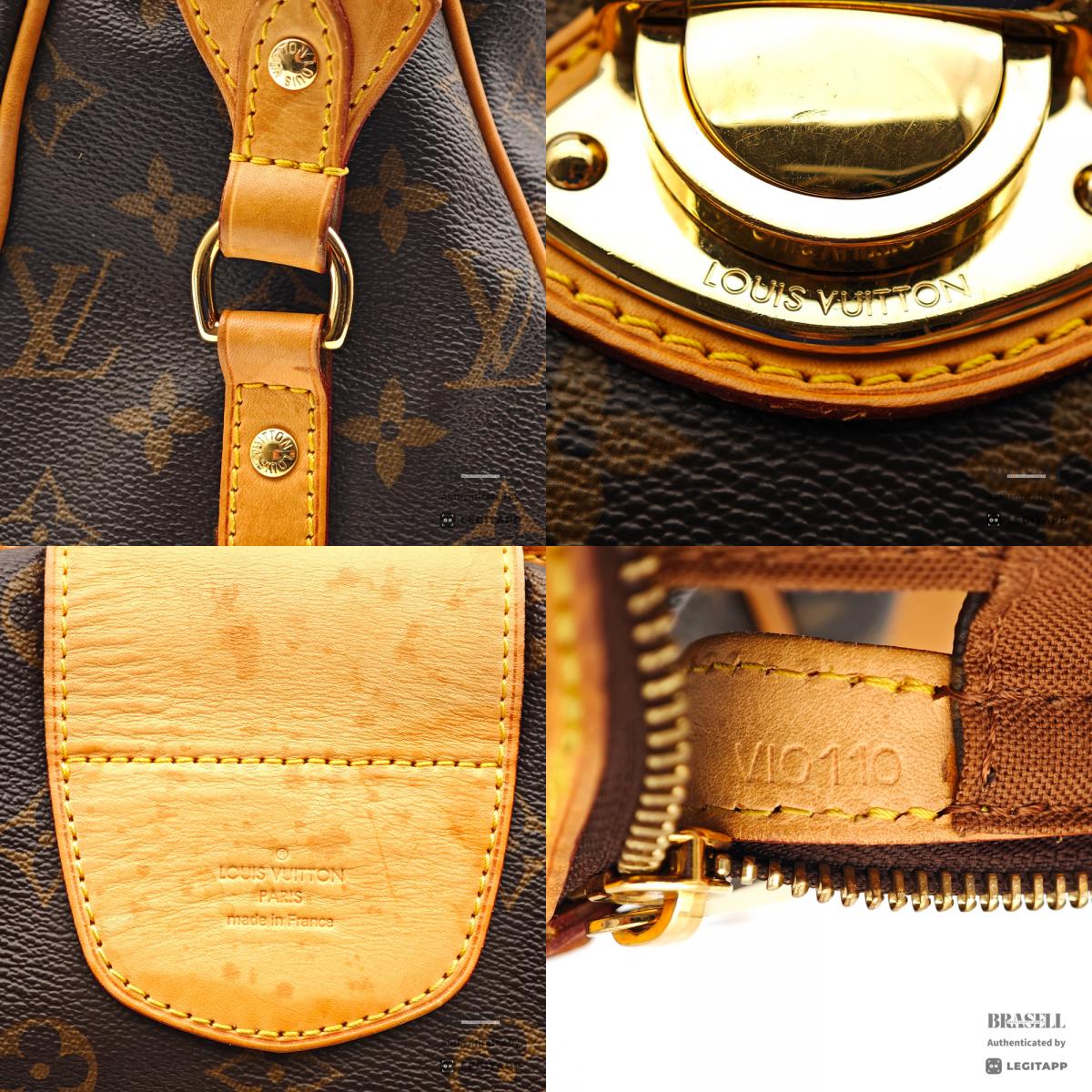 LOUIS VUITTON Stresa PM Monogram Canvas Brown Tote Bag M51186 【ImportFeeFREE】