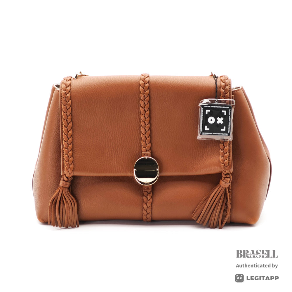 CHLOE Penelope Medium Soft Shoulder Bag Leather【ImportFeeFREE】