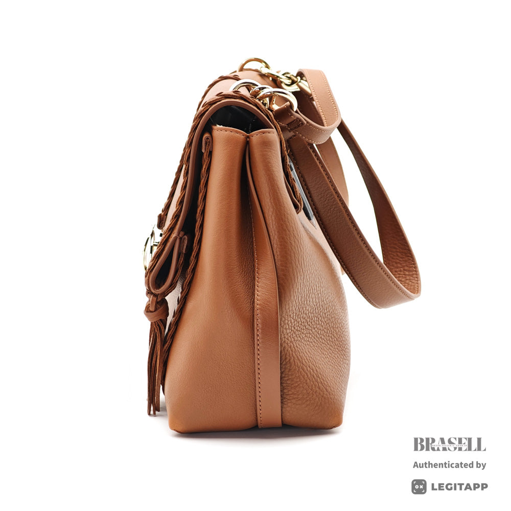 CHLOE Penelope Medium Soft Shoulder Bag Leather【ImportFeeFREE】