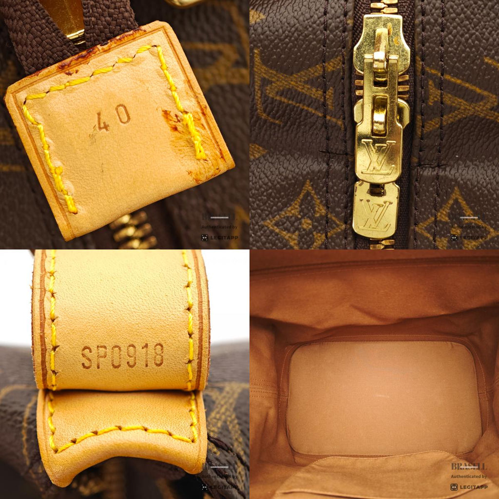 LOUIS VUITTON Cruiser Bag 40 Monogram Brown Boston Bag M41139 【ImportFeeFREE】