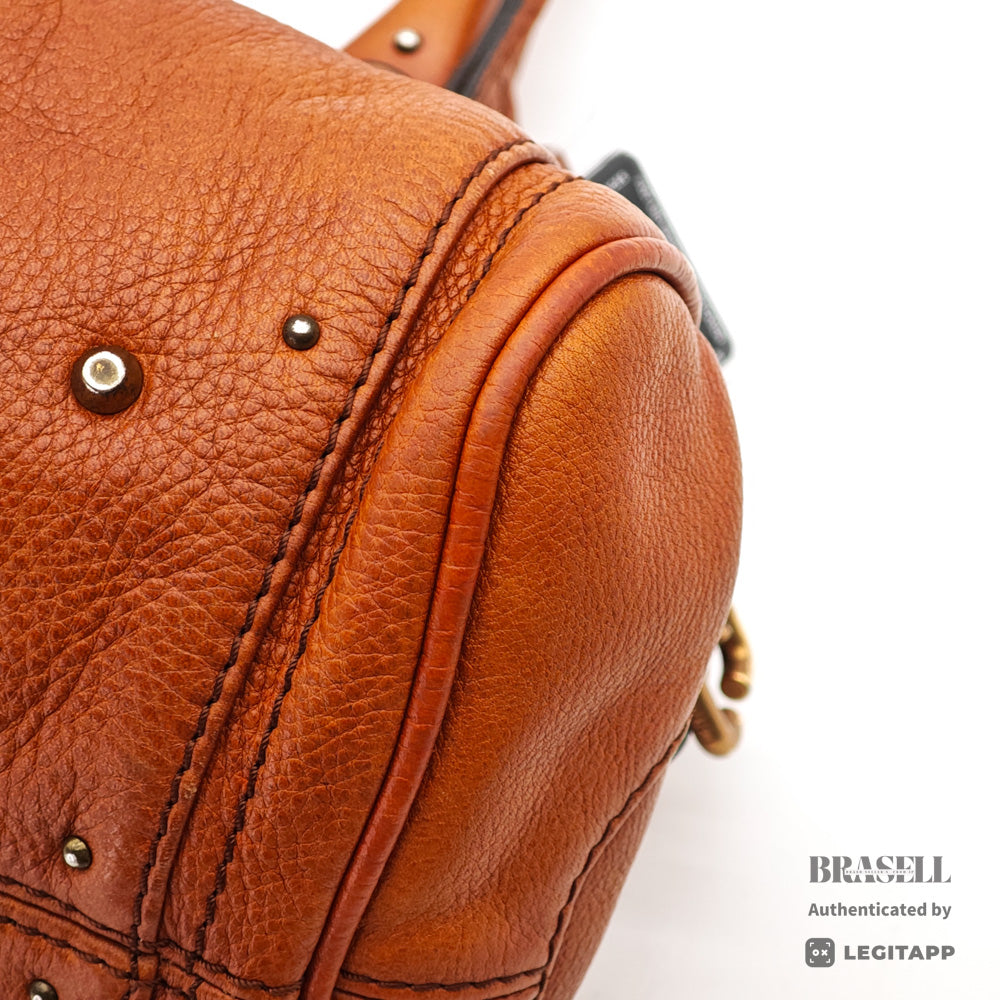 Chloe Paddington Brown Handbag Shoulder Bag Leather 【ImportFeeFREE】