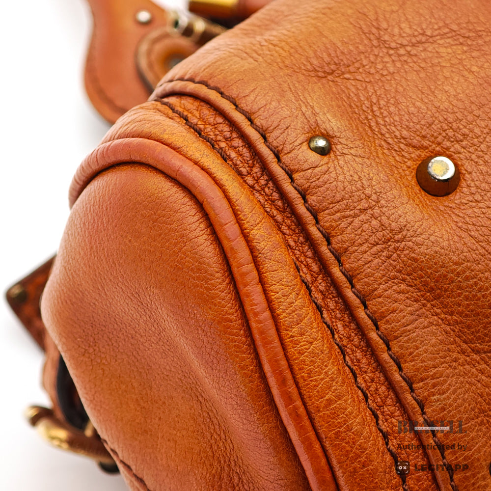 Chloe Paddington Brown Handbag Shoulder Bag Leather 【ImportFeeFREE】