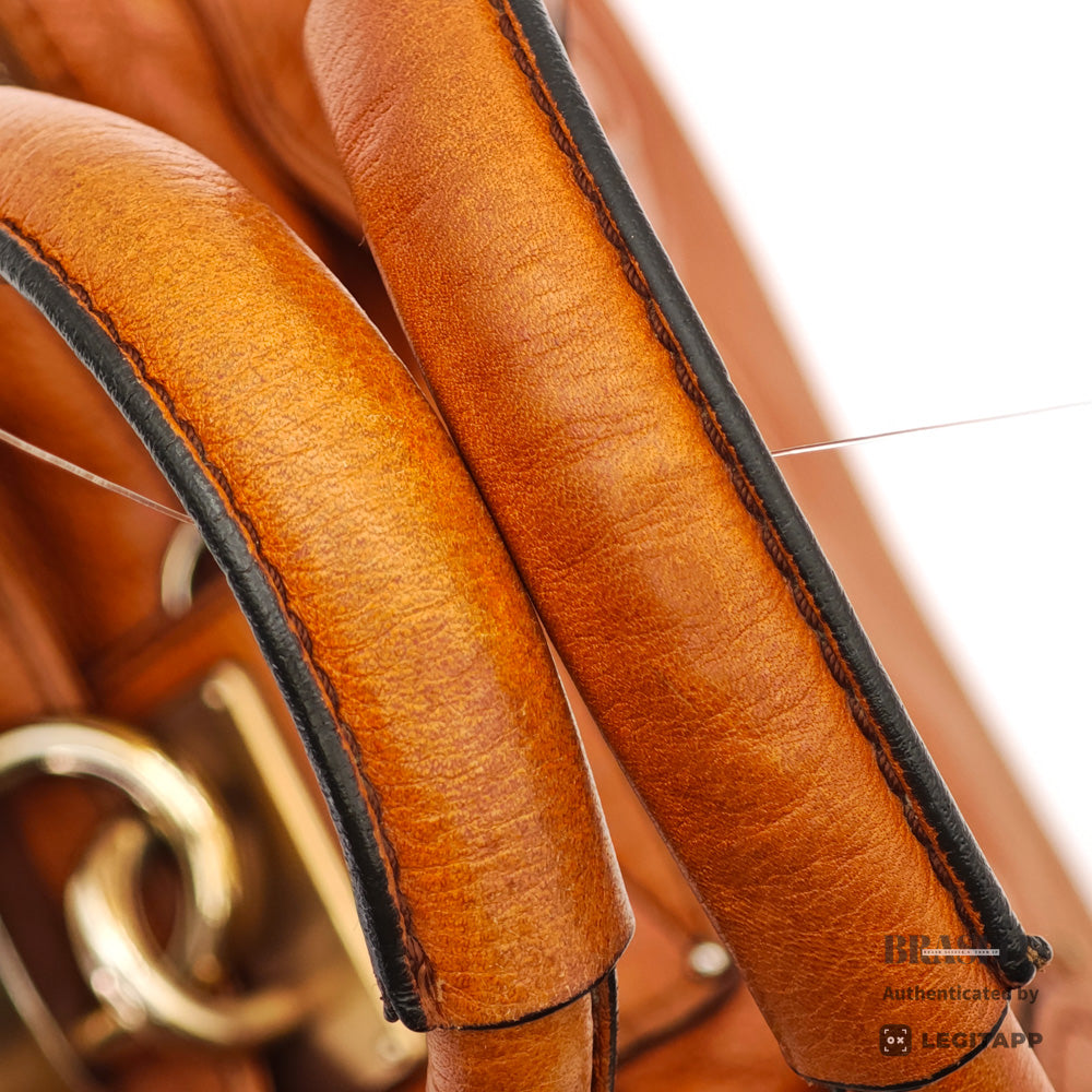 Chloe Paddington Brown Handbag Shoulder Bag Leather 【ImportFeeFREE】
