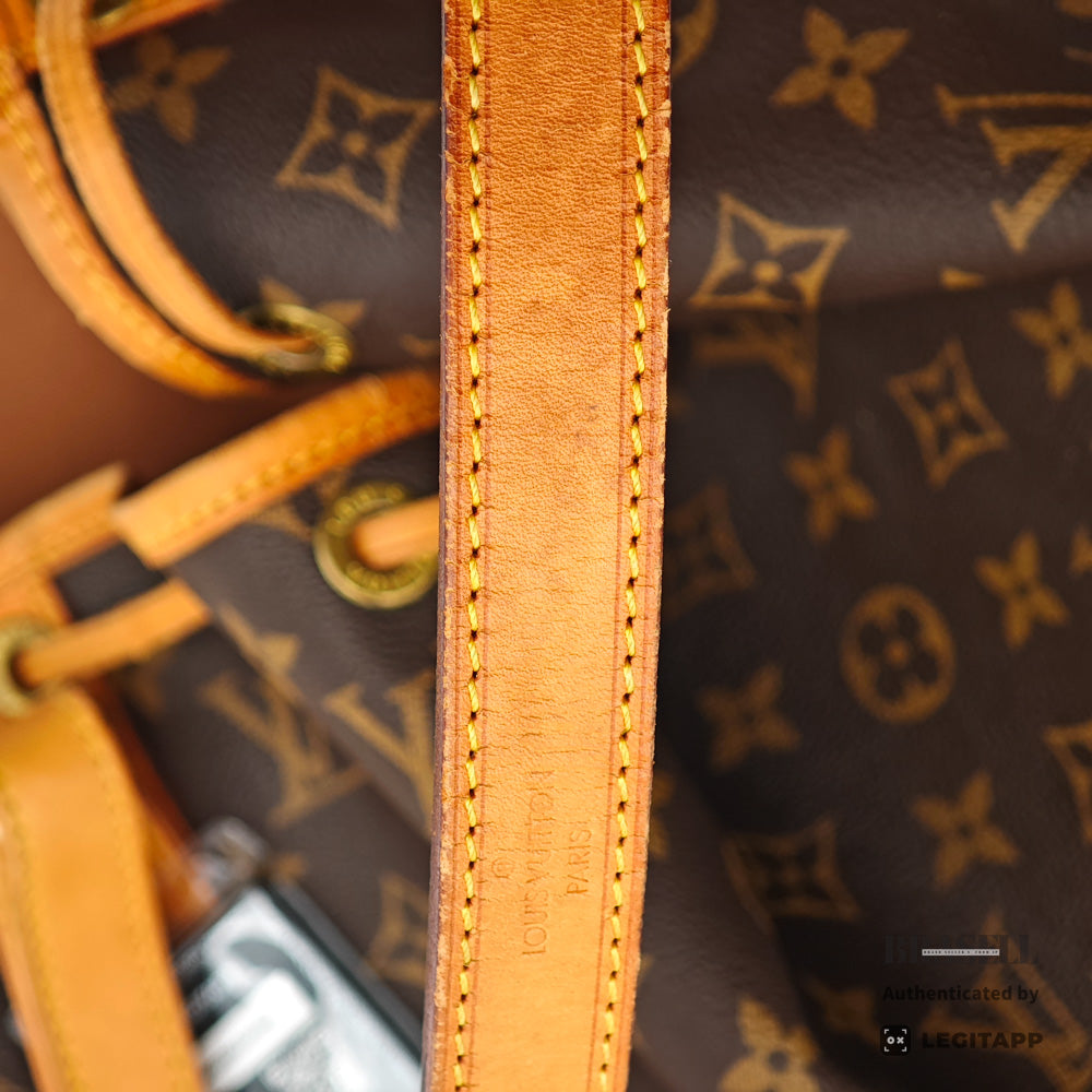 LOUIS VUITTON Noe Monogram Canvas Shoulder Bag M42224 【ImportFeeFREE】