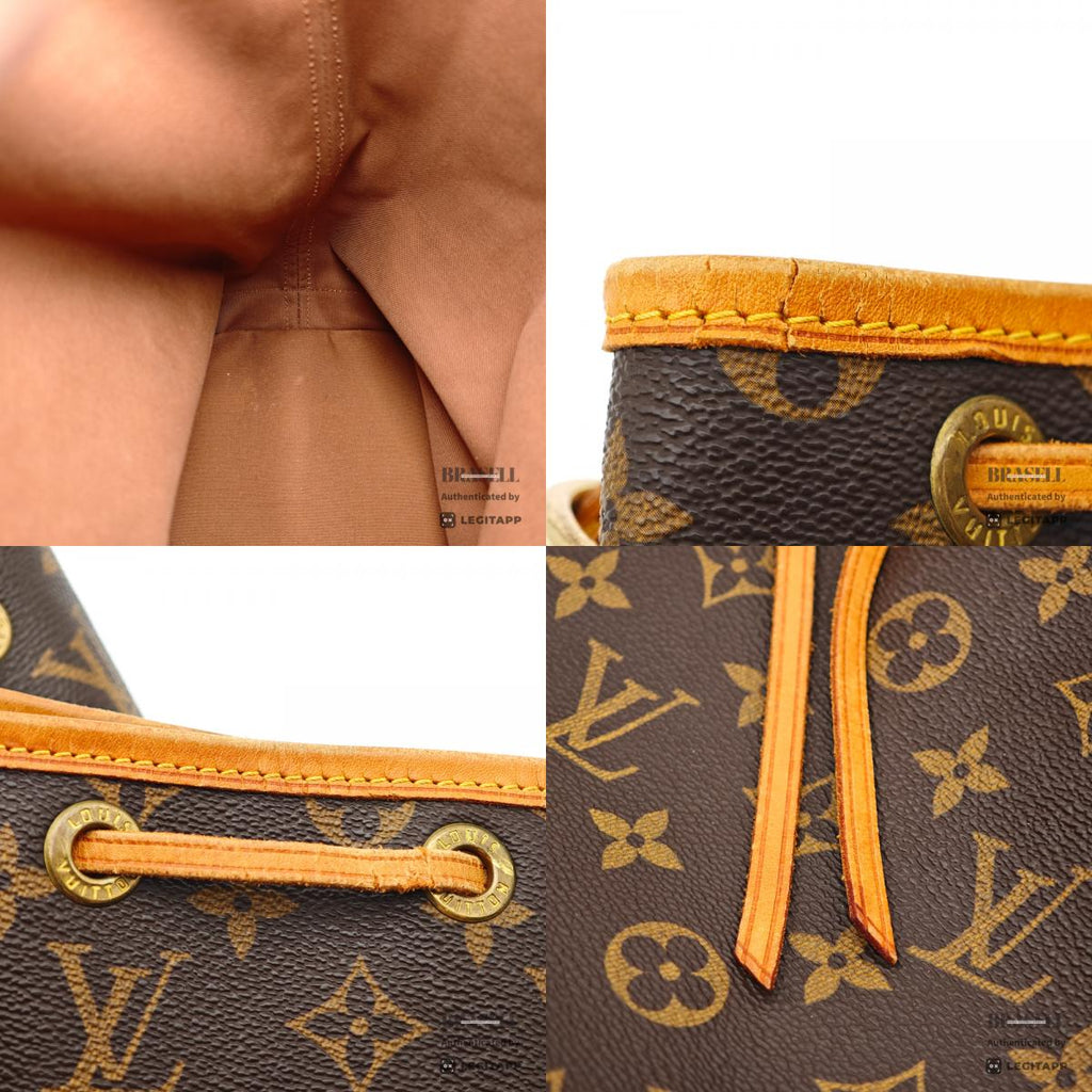 LOUIS VUITTON Noe Monogram Canvas Shoulder Bag M42224 【ImportFeeFREE】