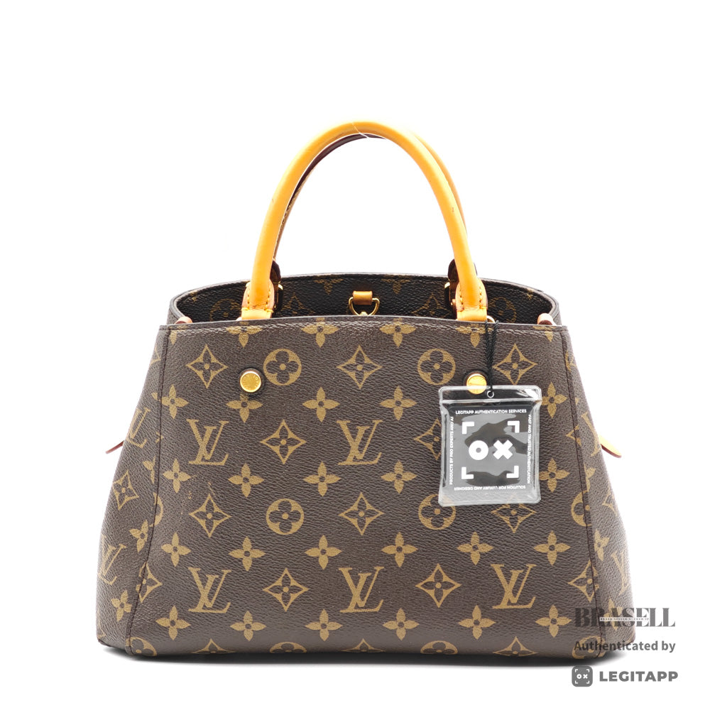 LOUIS VUITTON Montaigne MM Monogram Canvas Handbag M41055 【ImportFeeFREE】