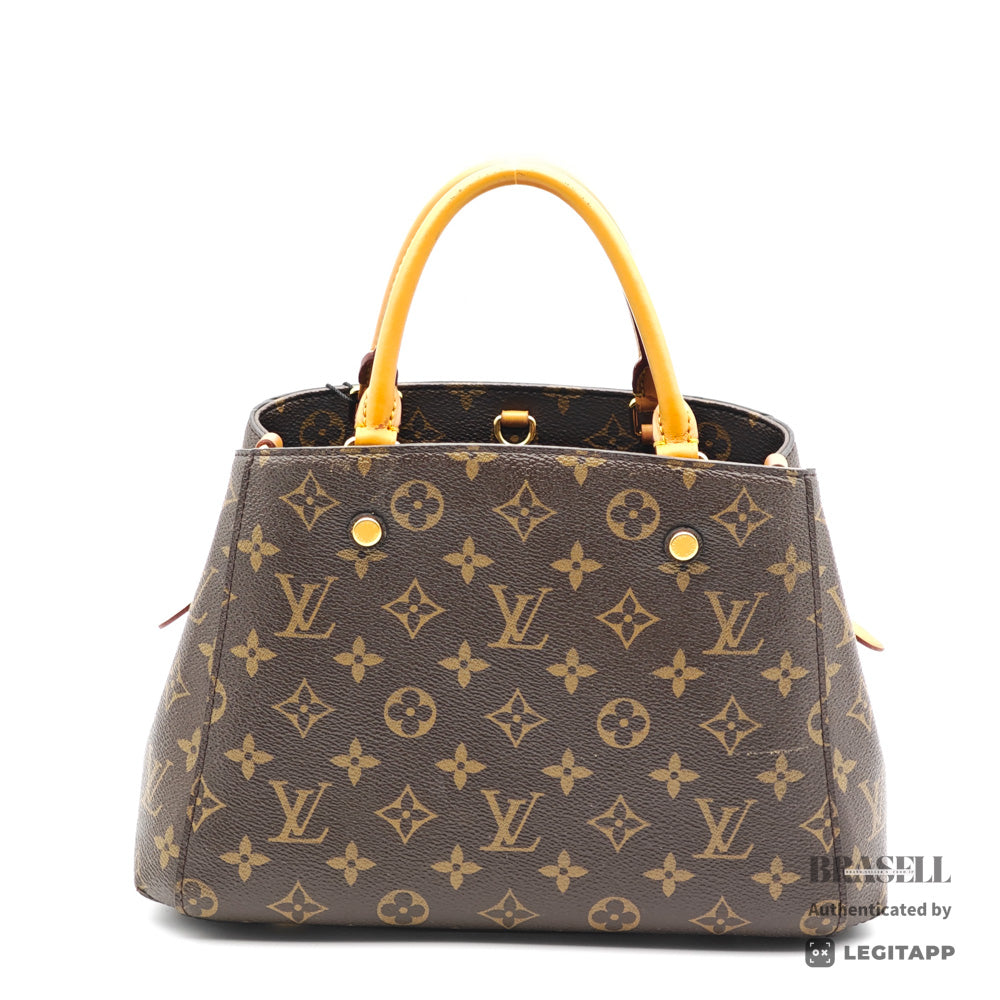 LOUIS VUITTON Montaigne MM Monogram Canvas Handbag M41055 【ImportFeeFREE】