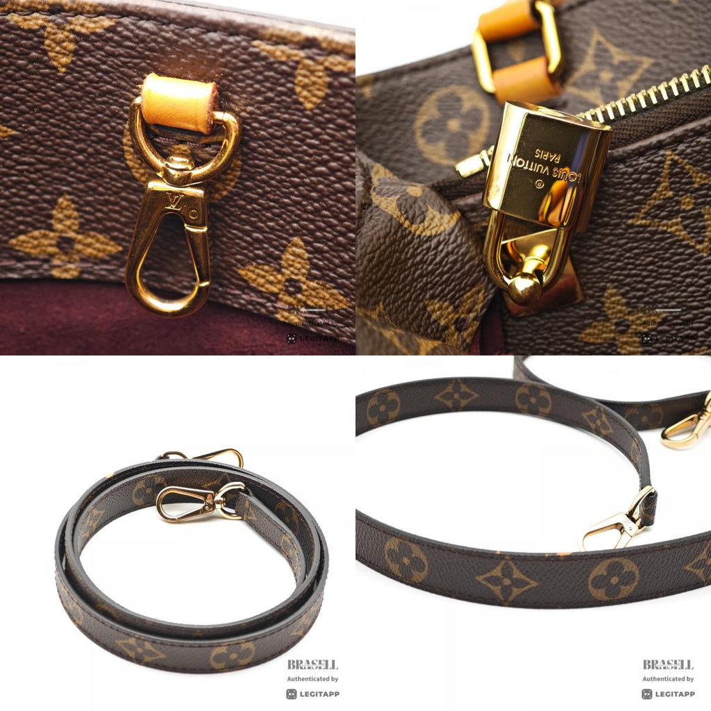 LOUIS VUITTON Montaigne MM Monogram Canvas Handbag M41055 【ImportFeeFREE】