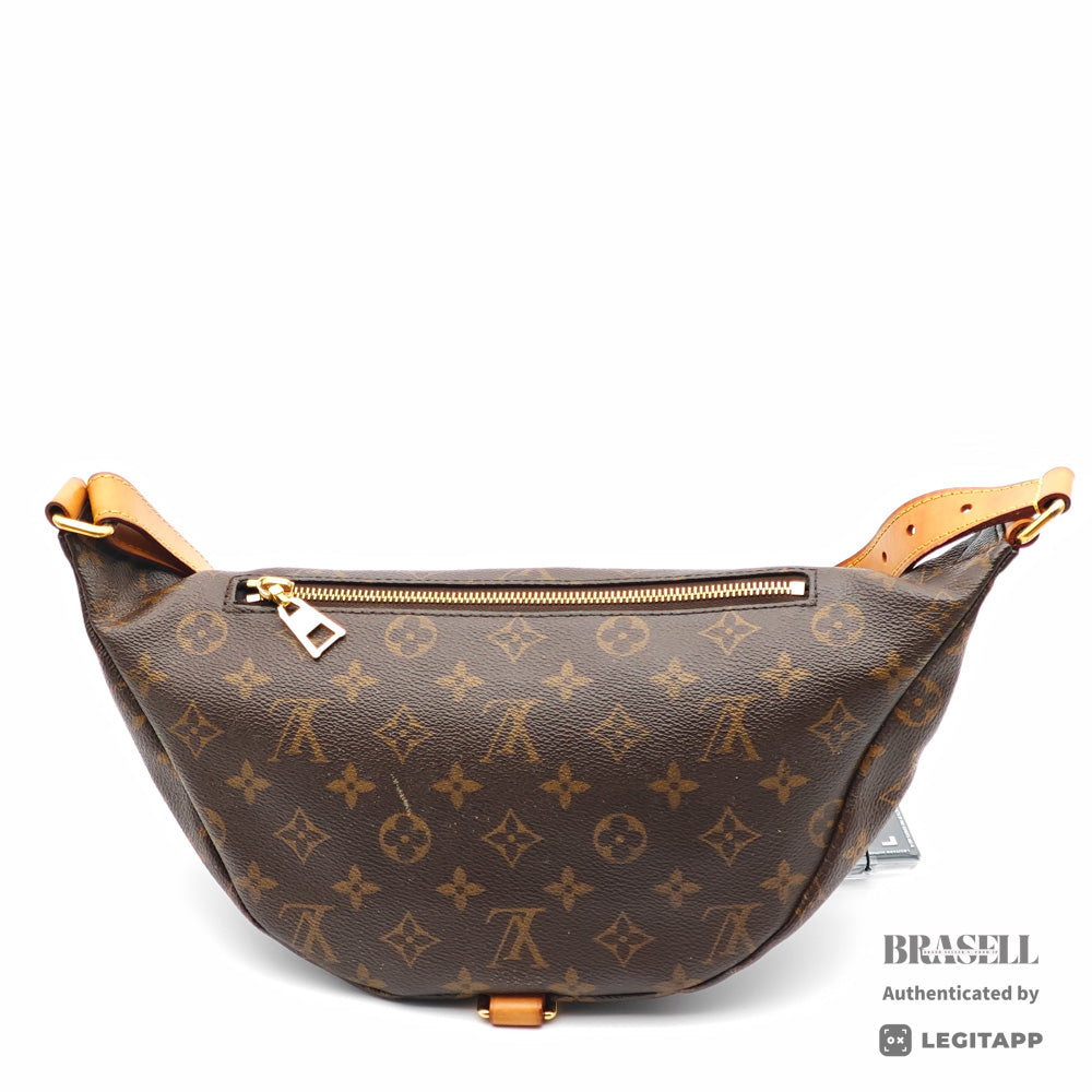 LOUIS VUITTON Bumbag Monogram Canvas Brown Waist Bag M43644 【ImportFeeFREE】