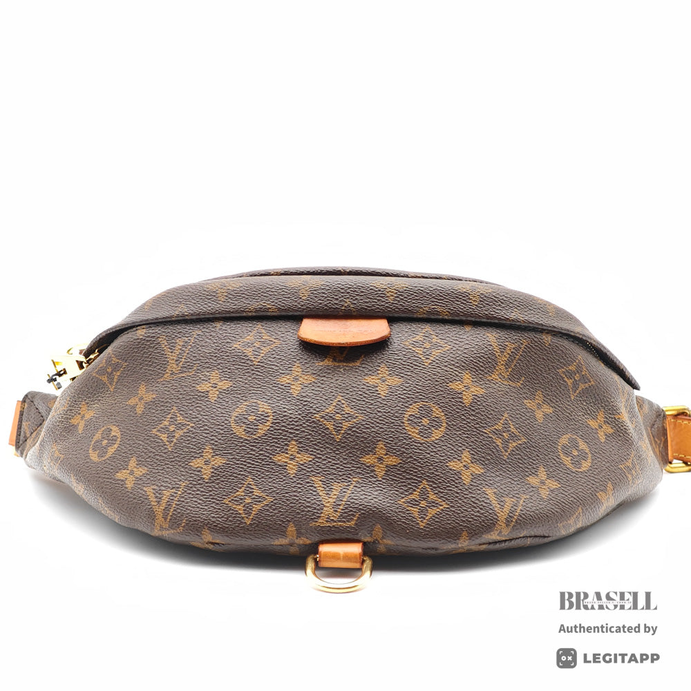 LOUIS VUITTON Bumbag Monogram Canvas Brown Waist Bag M43644 【ImportFeeFREE】