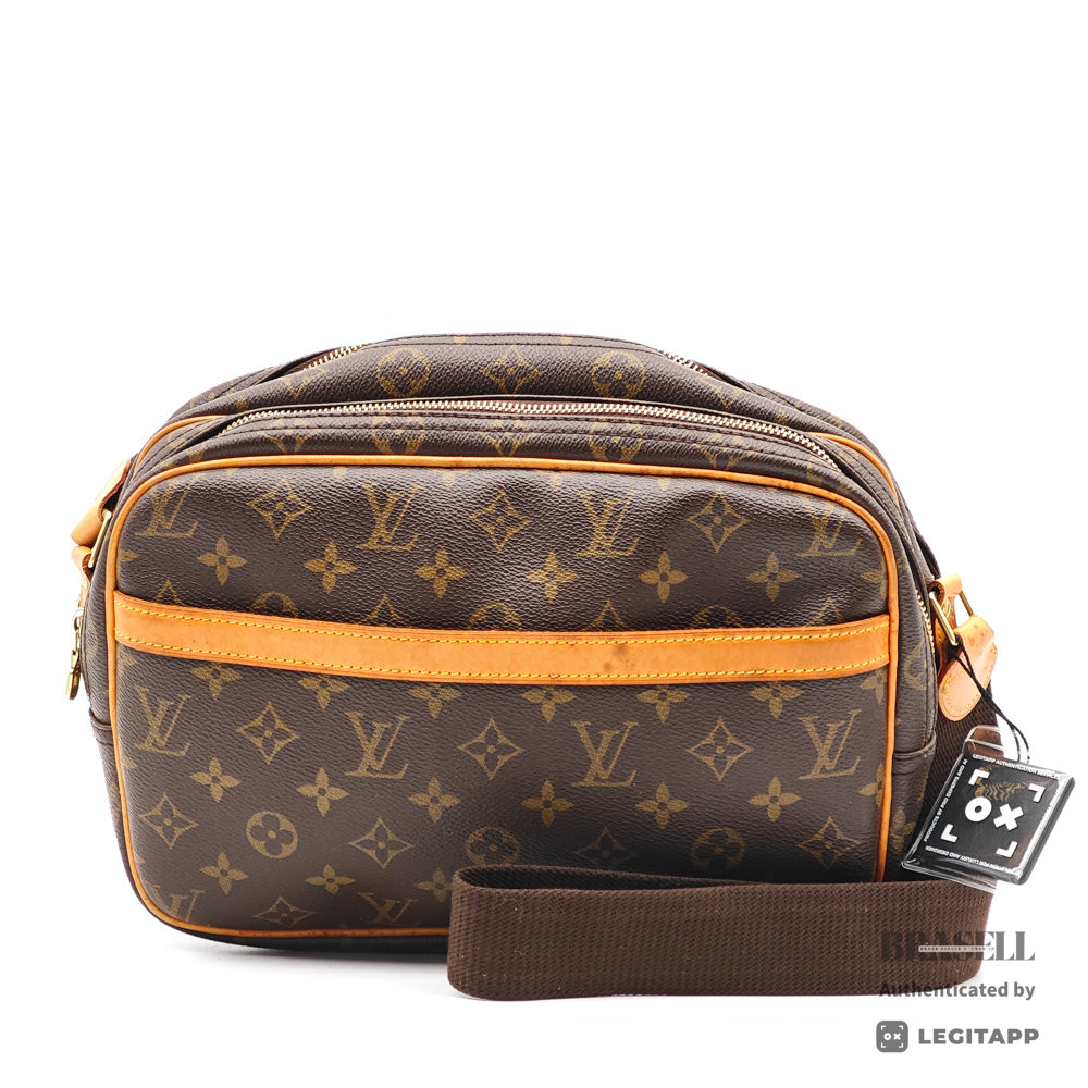 LOUIS VUITTON Reporter PM Monogram Canvas Shoulder Bag M45254 【ImportFeeFREE】