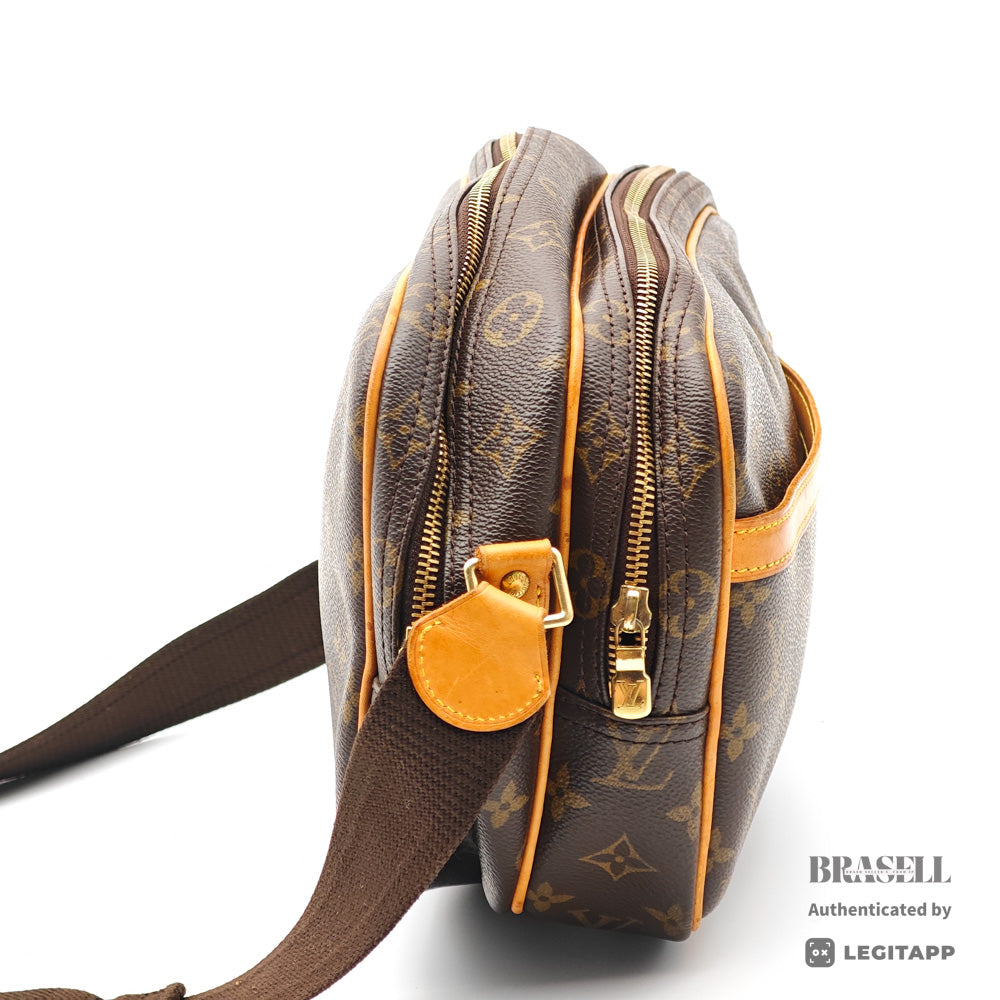LOUIS VUITTON Reporter PM Monogram Canvas Shoulder Bag M45254 【ImportFeeFREE】