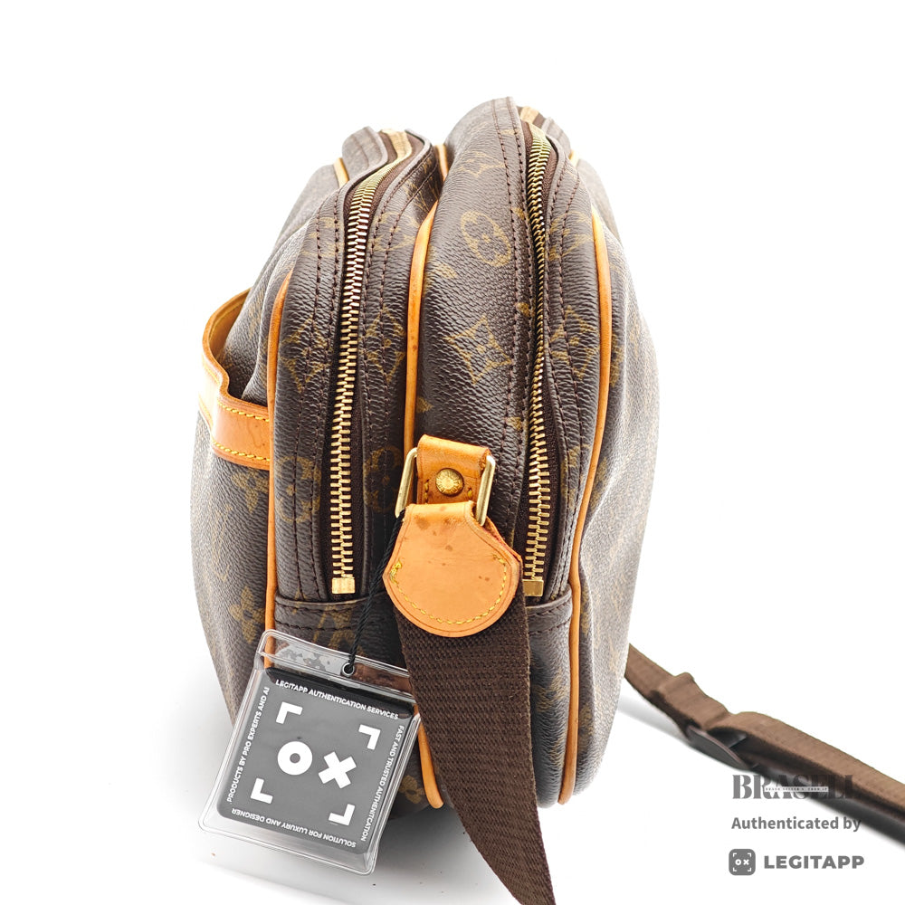 LOUIS VUITTON Reporter PM Monogram Canvas Shoulder Bag M45254 【ImportFeeFREE】