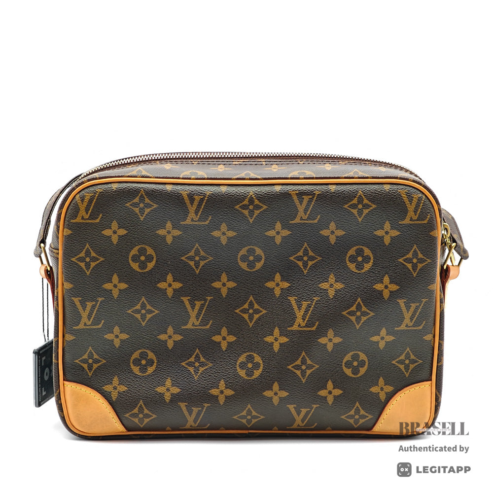 LOUIS VUITTON Nile Monogram Canvas Brown Shoulder Bag M45244 【ImportFeeFREE】
