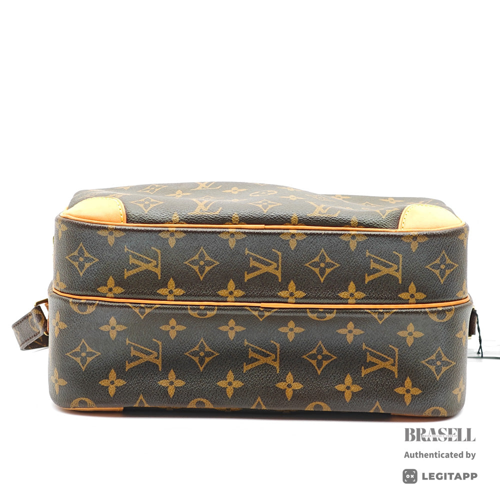 LOUIS VUITTON Nile Monogram Canvas Brown Shoulder Bag M45244 【ImportFeeFREE】
