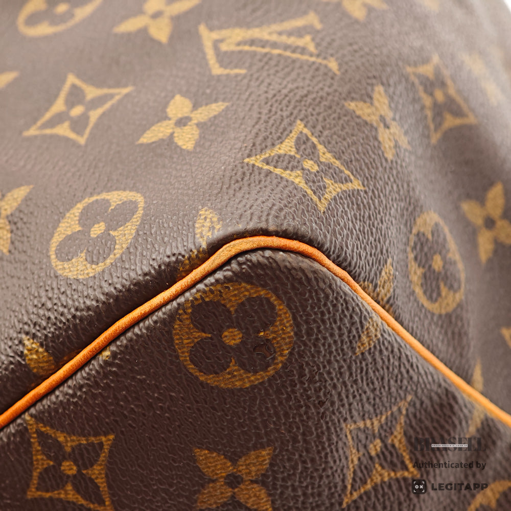 LOUIS VUITTON Speedy 35 Monogram Canvas Brown Hand Bag M41524 【ImportFeeFREE】