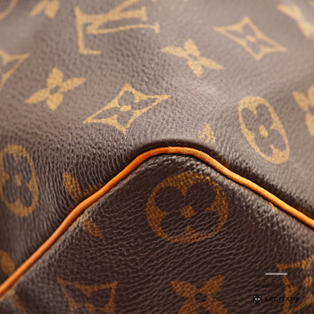 LOUIS VUITTON Speedy 35 Monogram Canvas Brown Hand Bag M41524 【ImportFeeFREE】