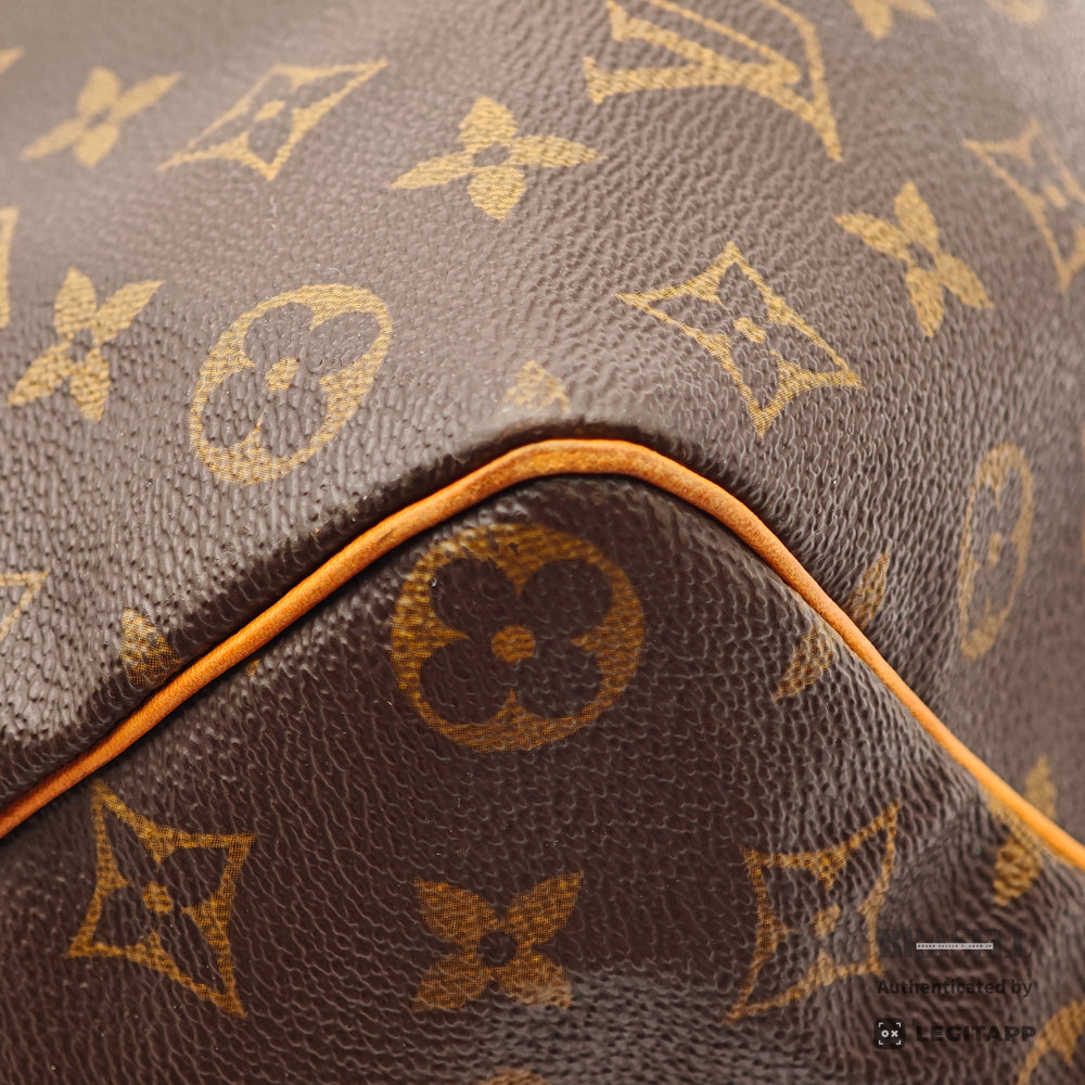 LOUIS VUITTON Speedy 35 Monogram Canvas Brown Hand Bag M41524 【ImportFeeFREE】