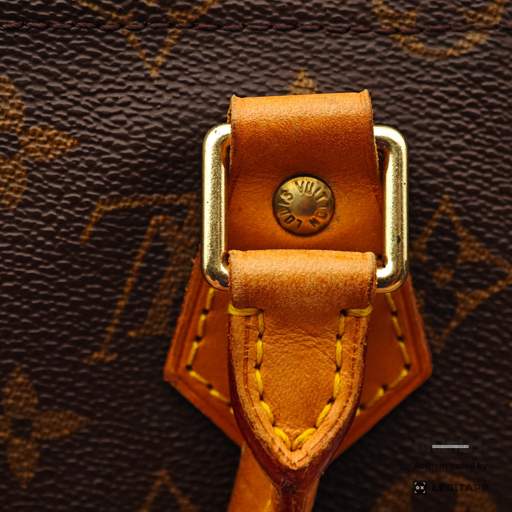 LOUIS VUITTON Speedy 35 Monogram Canvas Brown Hand Bag M41524 【ImportFeeFREE】