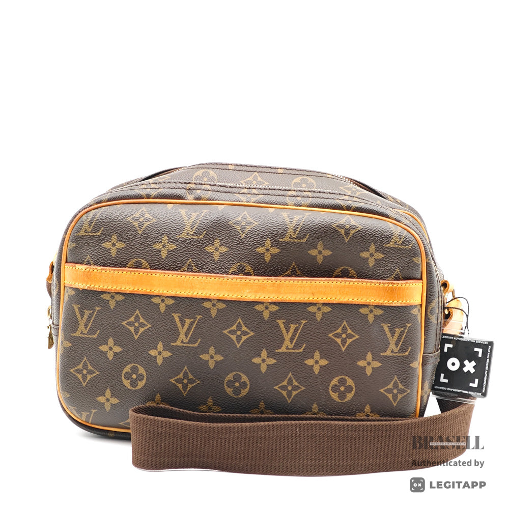 LOUIS VUITTON Reporter PM Monogram Canvas Shoulder Bag M45254 【ImportFeeFREE】