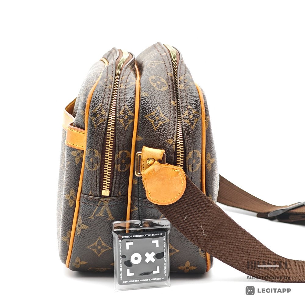 LOUIS VUITTON Reporter PM Monogram Canvas Shoulder Bag M45254 【ImportFeeFREE】