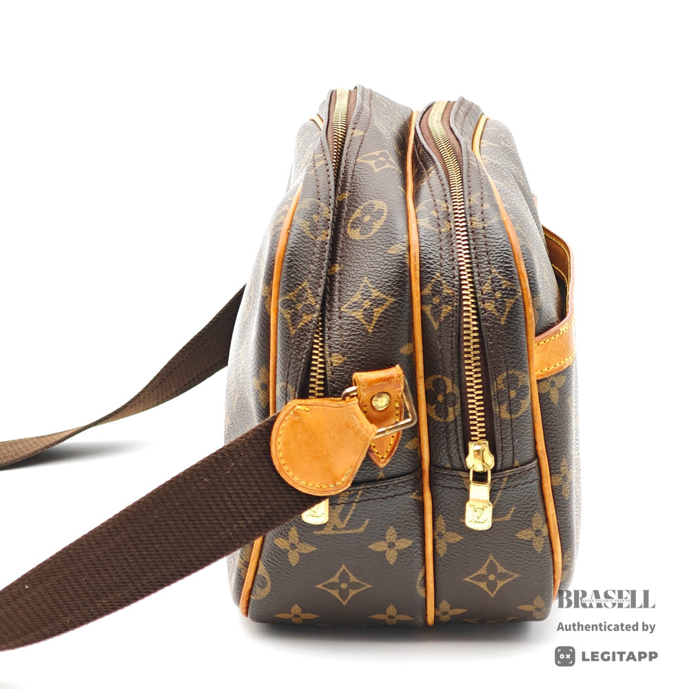 LOUIS VUITTON Reporter PM Monogram Canvas Shoulder Bag M45254 【ImportFeeFREE】